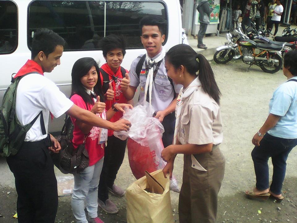 Community Service in our Town Fiesta(Santa Fe, Nueva Vizcaya, Philippines)