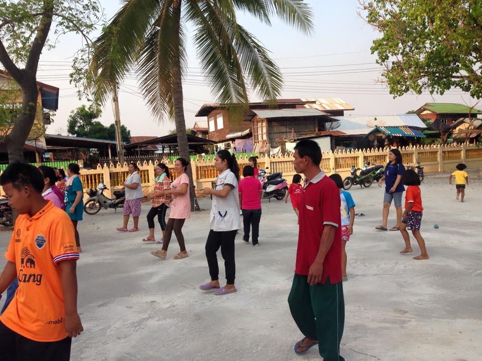 ส่งเสริมสุขภาพผู้สูงอายุ บ้านนาสีนวน อำเภอกันทรวิชัย จังหวัดมหาสารคาม