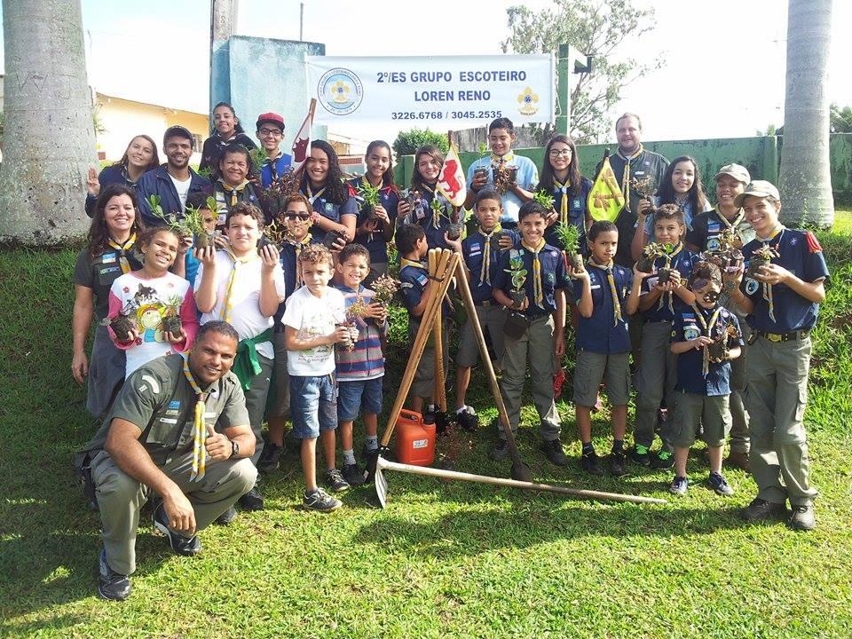 24º Mutirão Nacional Escoteiro de Ação Ecológica - Insignia Tress for the World