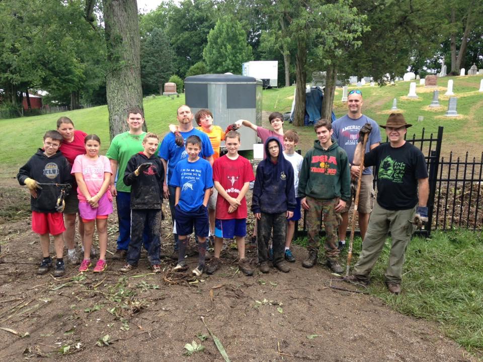 Cemetery clean up