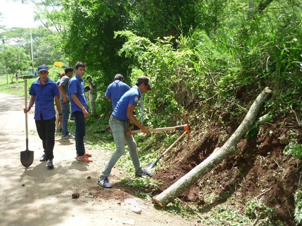 LIMPIEZA Y CERCADO DE TERRENO DONADO A LOS SCOUTS DE NICARAGUA GRUPO SCOUT 38 SAN LUIS, MATAGALPA