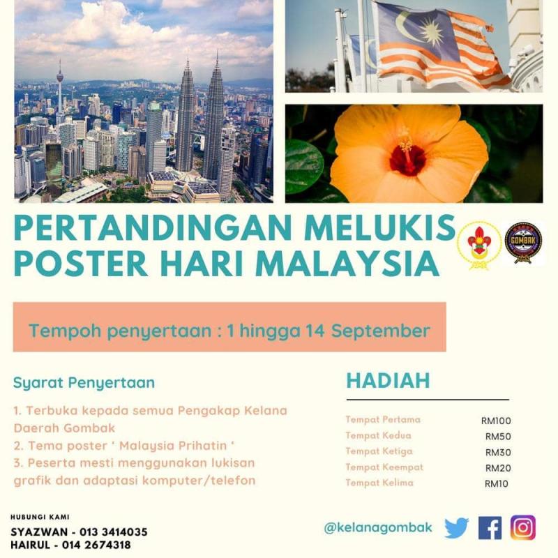 Malaysia Day Poster Drawing Competition Program