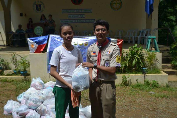 Clothe the Globe - Philippines Initiative of the Roosevelt College Rodriguez Senior Scout Movement Messengers of Peace Team