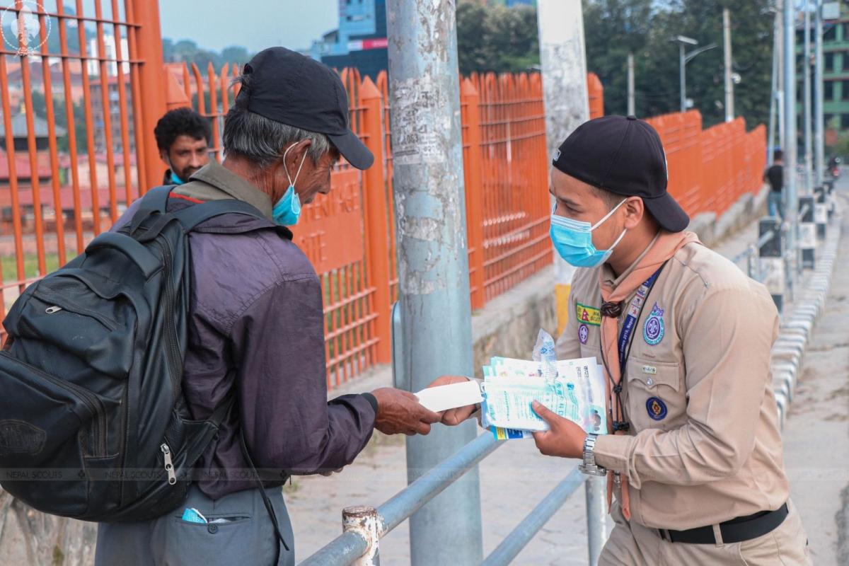 SMS Behavior Reinforcement Campaign against CoVID 19 