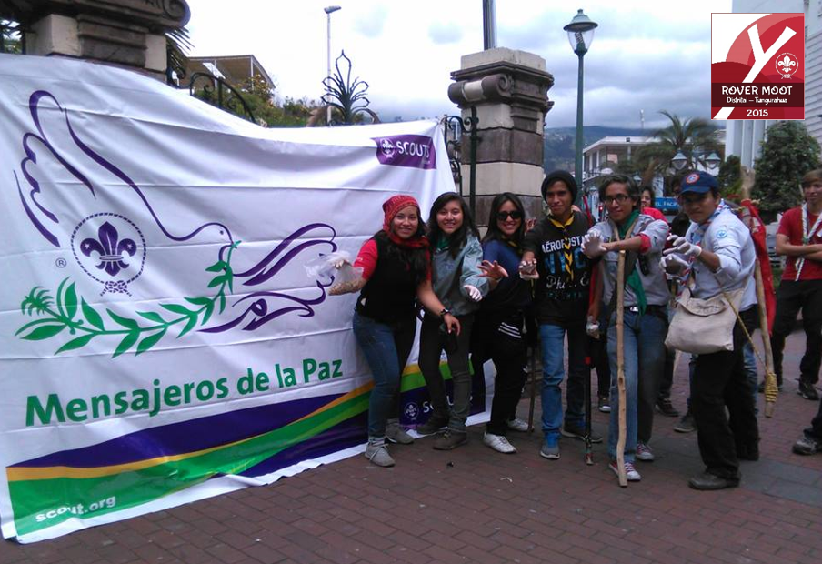 Campaña Medioambiente Ambato 2015 "Equipo Power Rangers"