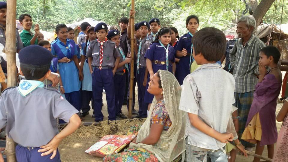 community service in M.O.P INDIA.