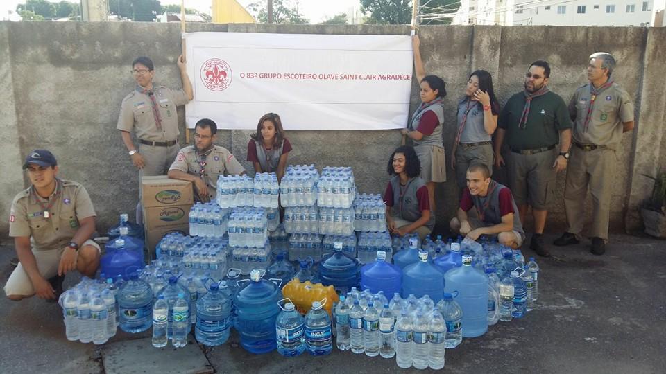 FORÇA TAREFA ESCOTEIRA: AJUDA HUMANITÁRIA AOS ATINGIDOS PELO DESASTRE NA CIDADE DE MARIANA - MINAS GERAIS - BRASIL