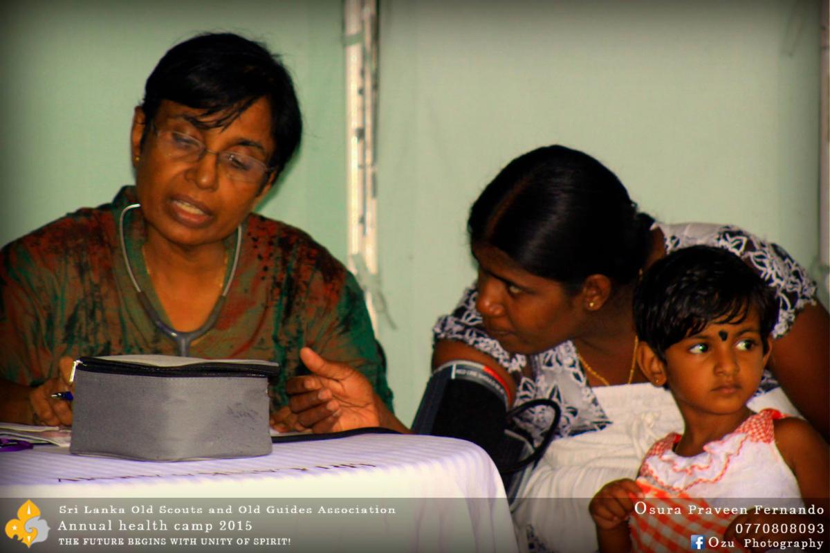 ANNUAL HEALTH CAMP & BOOK DONATION BY SRI LANKA OLD SCOUTS OLD GUIDES ASSOCIATION
