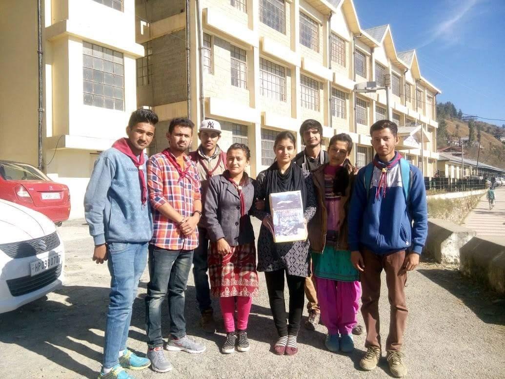 collection for the fire victims of village KOTLA