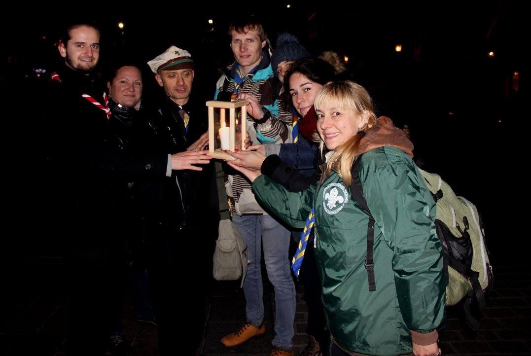 NOSU Scouts participated in the Light of Peace ceremony in Krakow 