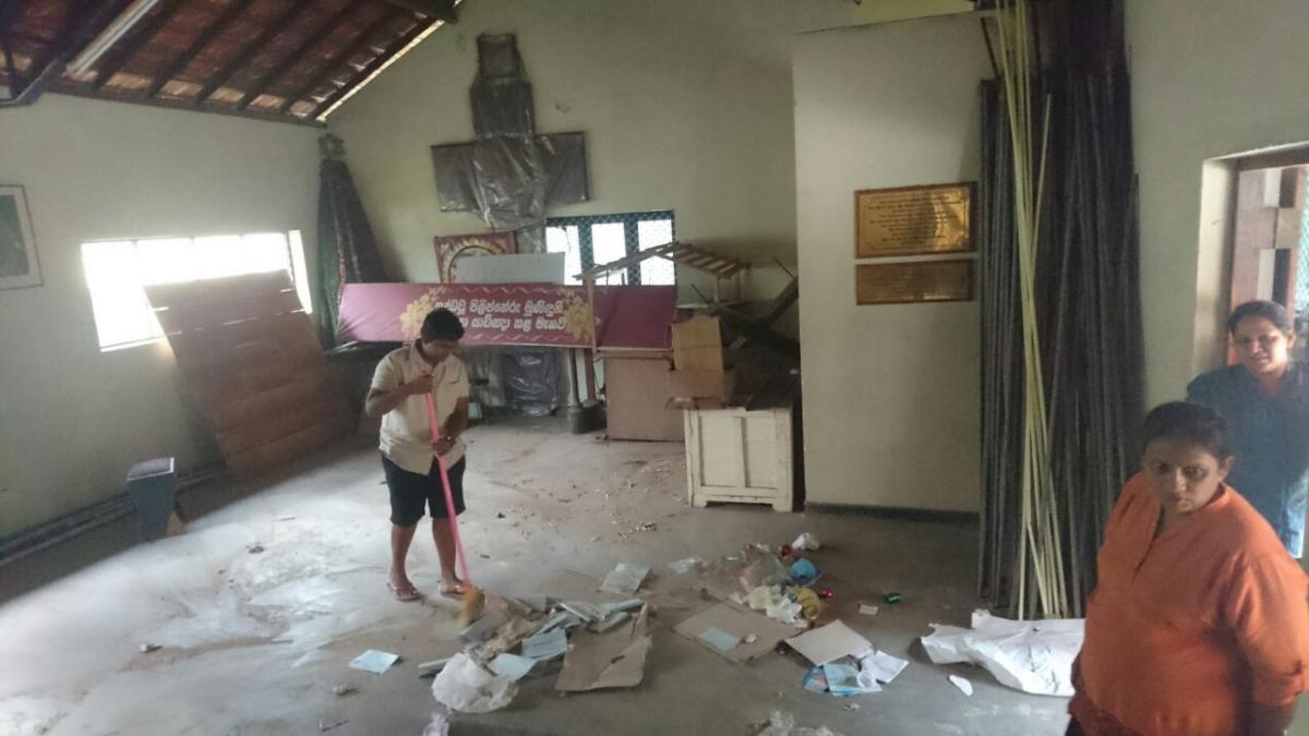 MOP project (cleaning the church main hall)