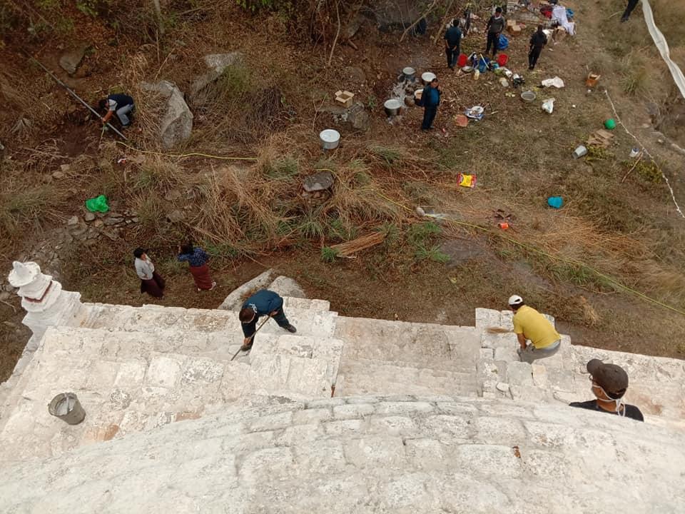 Reviving the stupa
