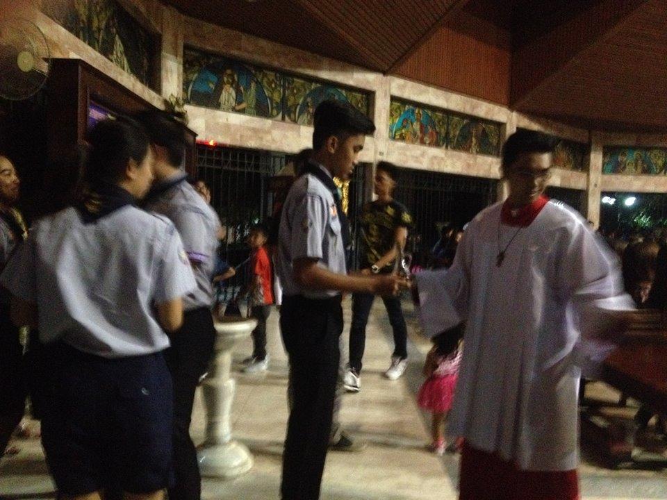 Mass Offering at Mother Of perpetual help parish PH