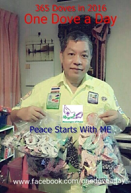 One Dove a Day,One Peace for the World first month