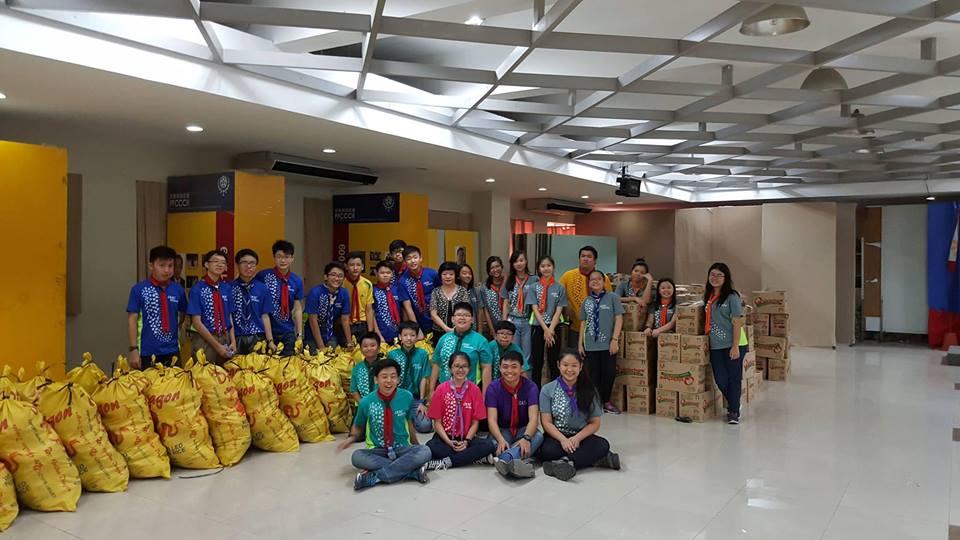 Packing of Gift Packs for Chinese New Year project