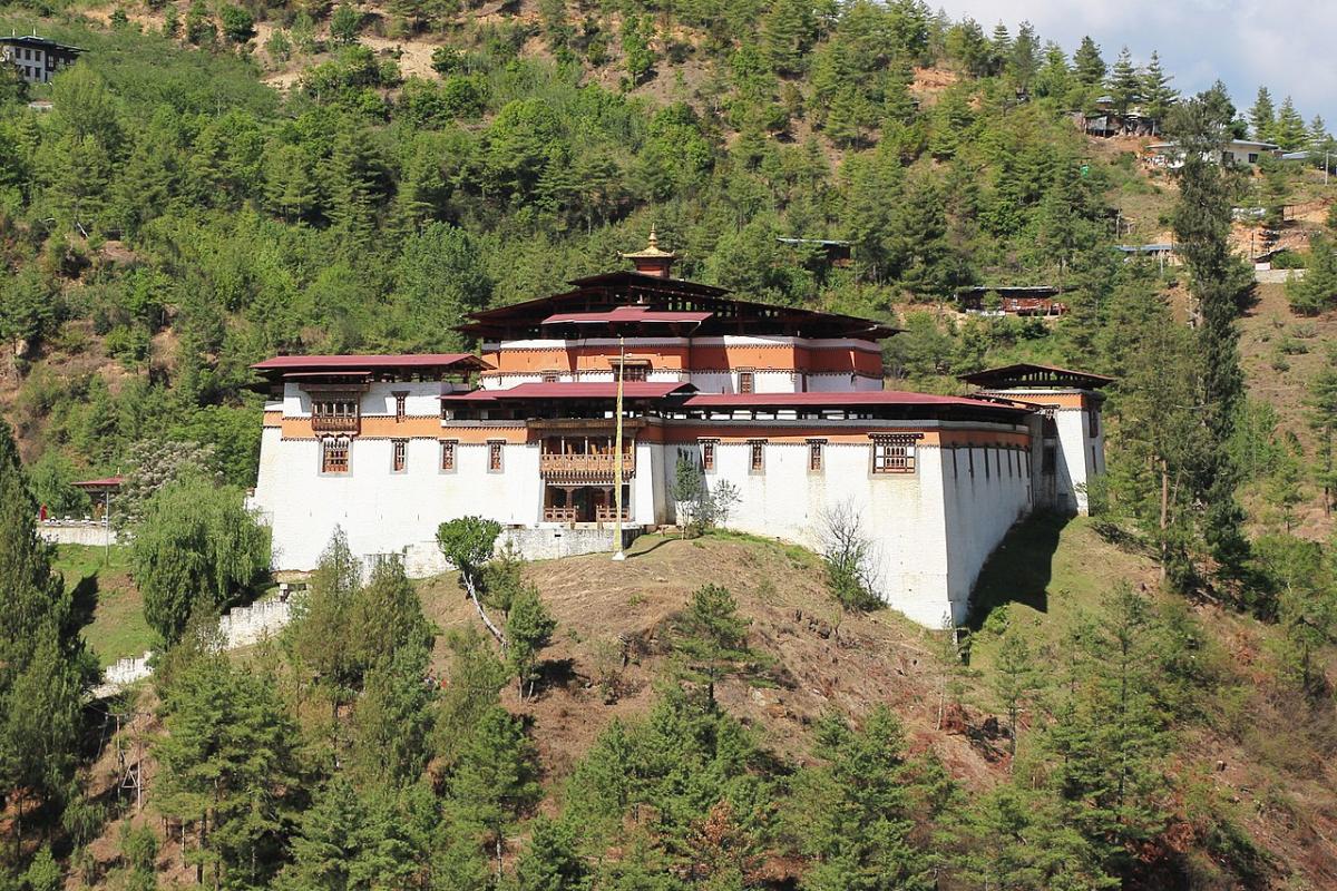 Bhutan adopted an ancient Simtokha Fort in Bhutan 