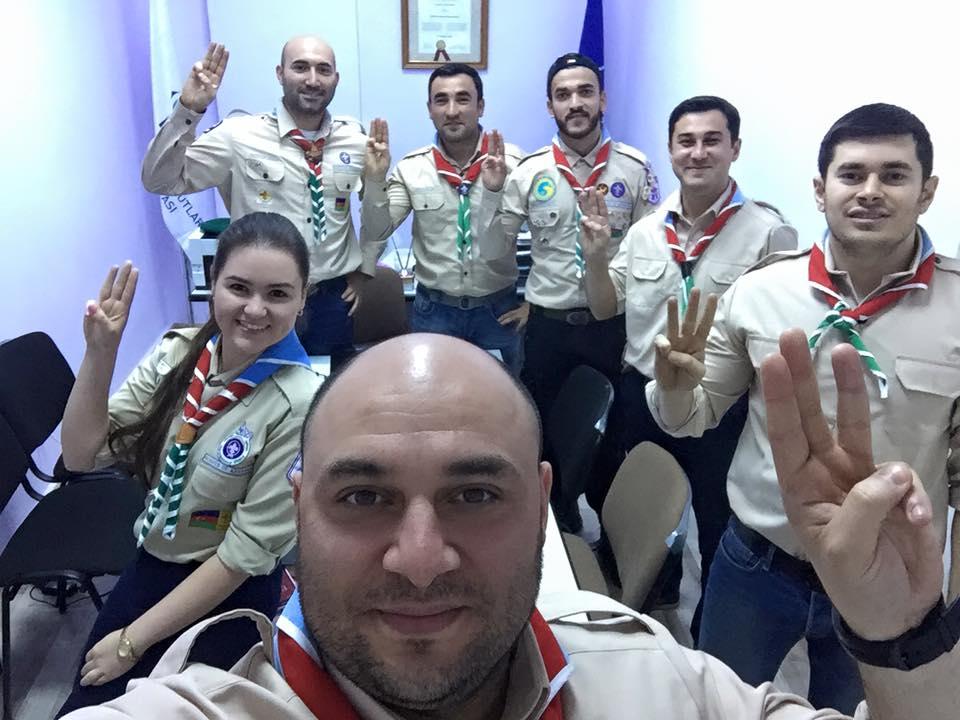 The first meeting of the National Committee of the Association of Scouts of Azerbaijan.