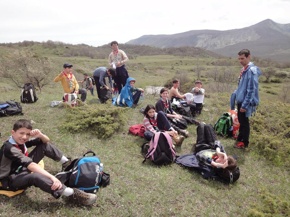 Atashgah Scout Group hiked to Khizi mountains