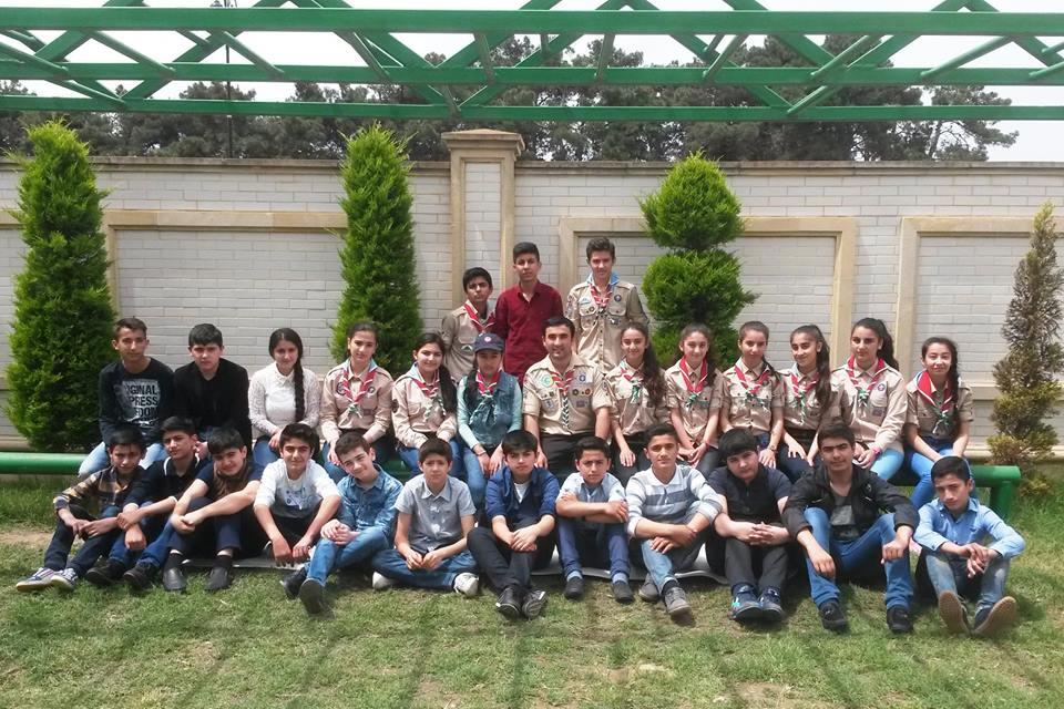 "Shahriyar" scout troop of "Mubarizlar" Scout Group, held its next meeting.