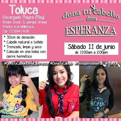 Dona tu cabello Dona Esperanza, Toluca 2016