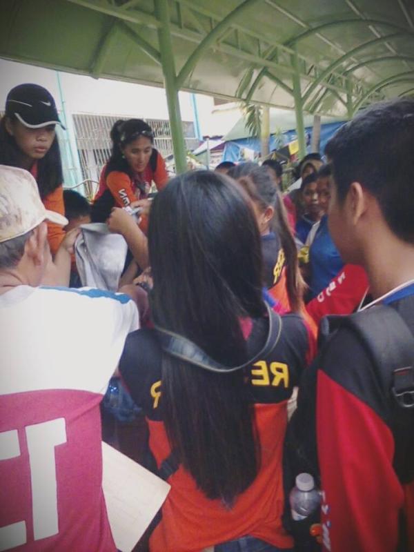 BSP Zamboanga City Council Donations of used clothes for the recent fire victims at Don Gems Elem. School, Zamboanga City.