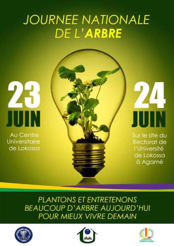 Célébration de la trente-deuxième Journée nationale de l'arbre au Centre universitaire de Lokossa (Benin)