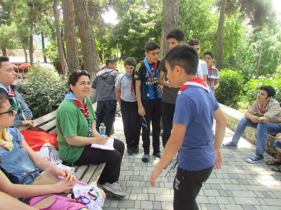 Shaki "Nukha" Scout troop organized a "City Game" match