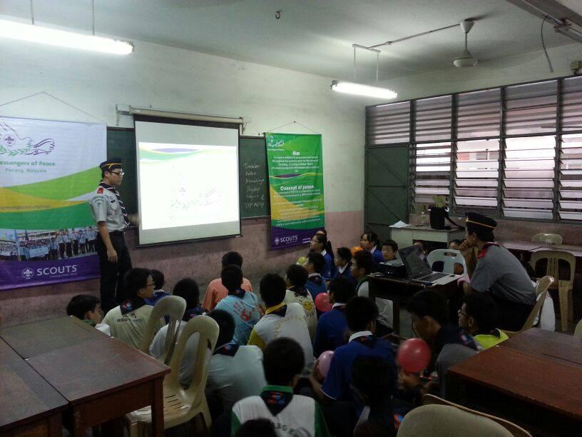 Messengers of Peace Promotion in 2013 JOTA-JOTI