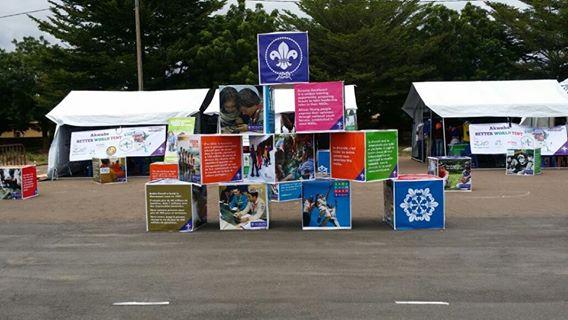#Better World Tent Activities and # Messengers of Peace Training at the 7Th African Scout Jamboree