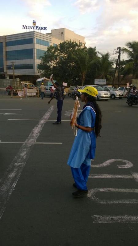Traffic awareness campain