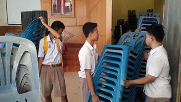 จัดสถานที่วันไหว้ครู