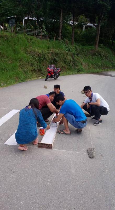 Creating Zebra Crossing for the primary school children