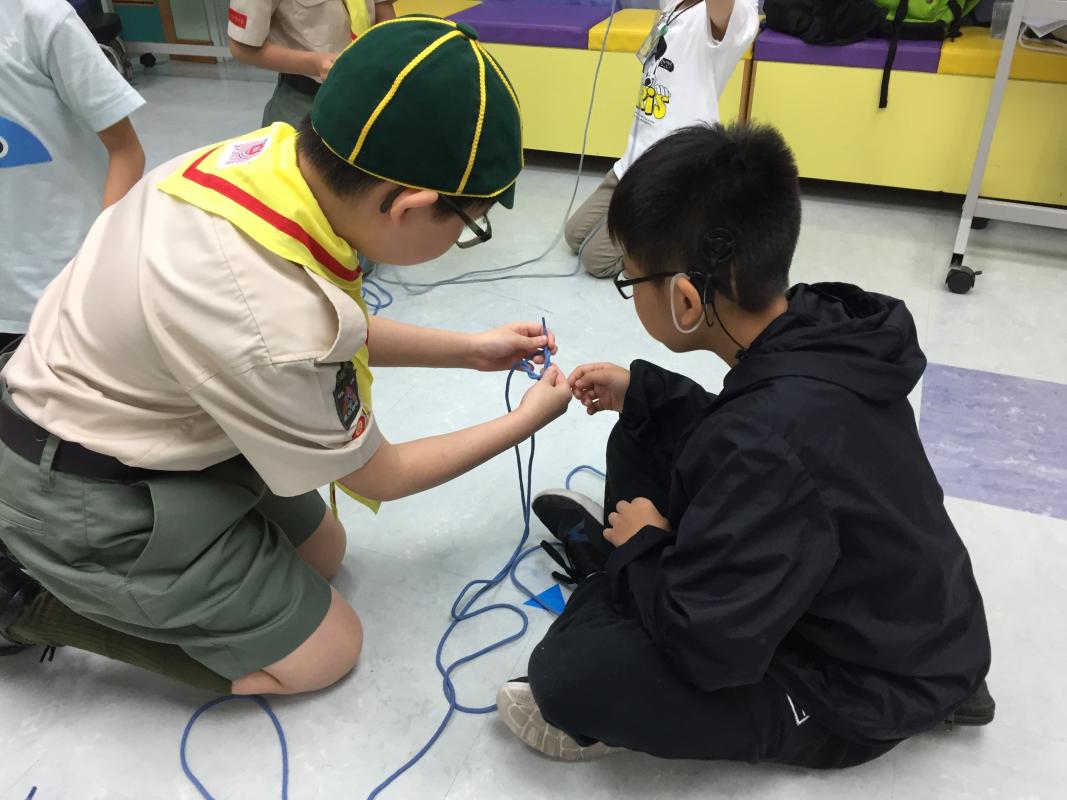 Service for the hearing-impaired children 聽不到的說話—聽障人士服務活動