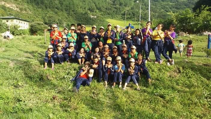 Cleaning campaigan And flower plantation 