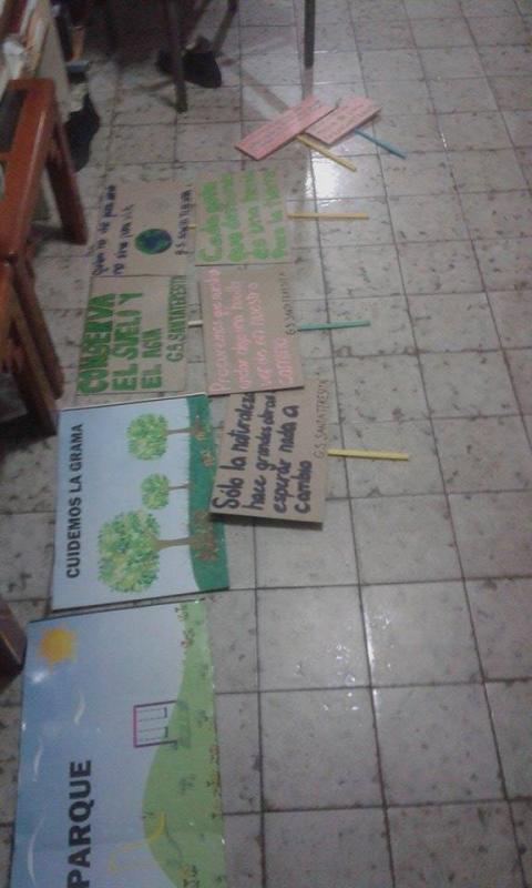 Mensajes ecológicos.