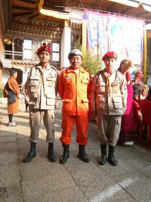 1st service after Leadership training at Trashiyangtse Tshechu