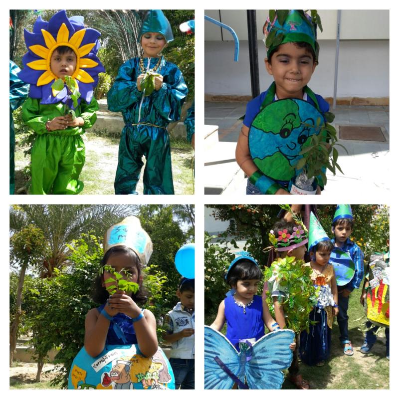 Fancy dress competition on earth day