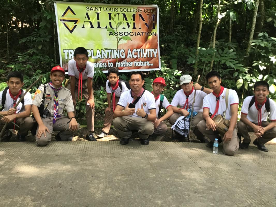 Tree Planting Project by the School sponsored by SLCC ALUMNI