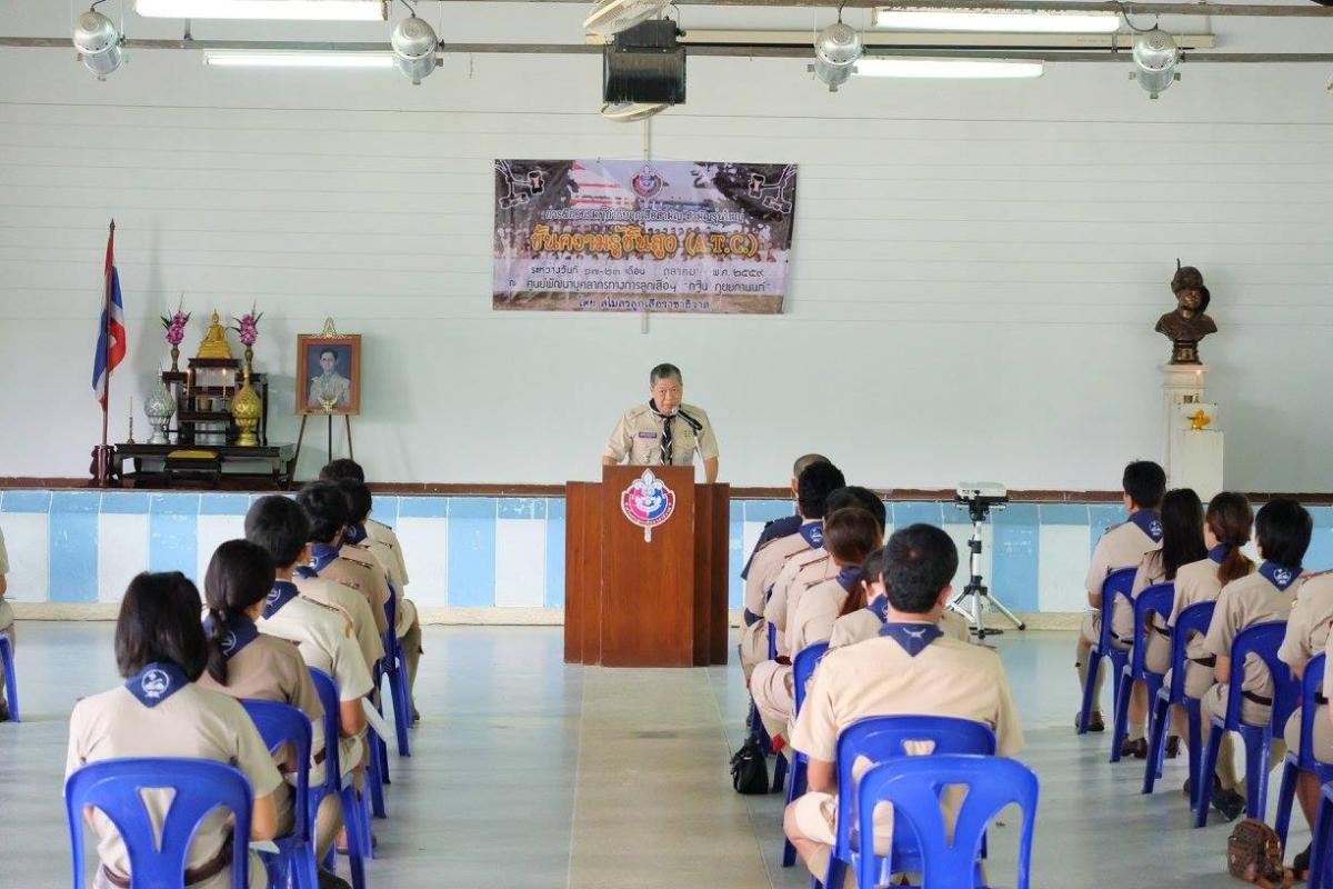 Gave a talk to 40 scouts in a SS ATC 