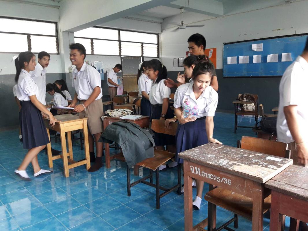 ทำความสะอาดห้องเรียน