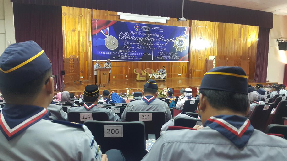 Majlis Penganugerahan Bintang dan Pingat Persekutuan Pengakap Malaysia Negeri Johor