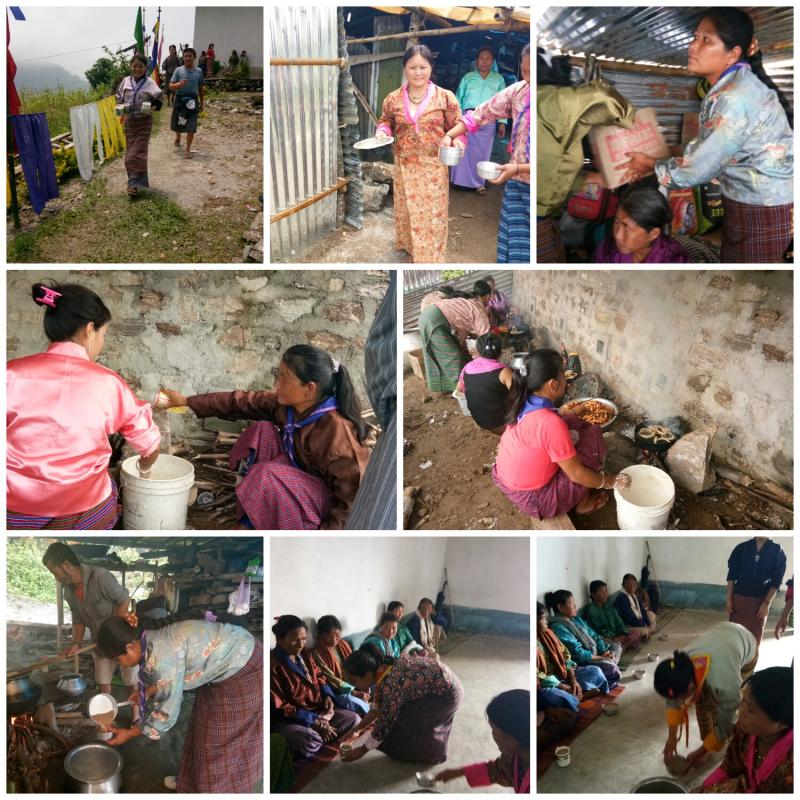 Collaborative Community zhabtog service by Gayshing Goan Zhenphen CBS troop & Gayshing Goan PS Nachung Scouts  