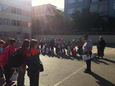 Having fun After clean up City park Ihlamur (Linden) Brownie and Cub pack Amasya Turkey