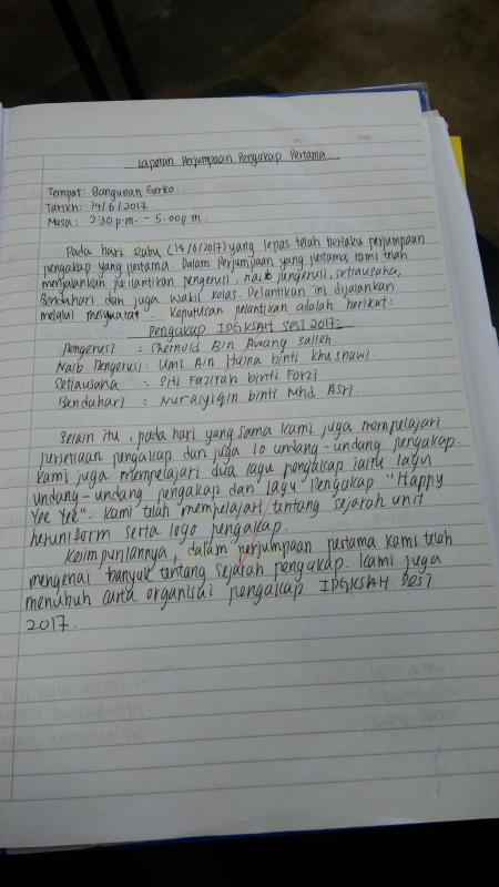 PERJUMPAAAN PENGAKAP PERTAMA 