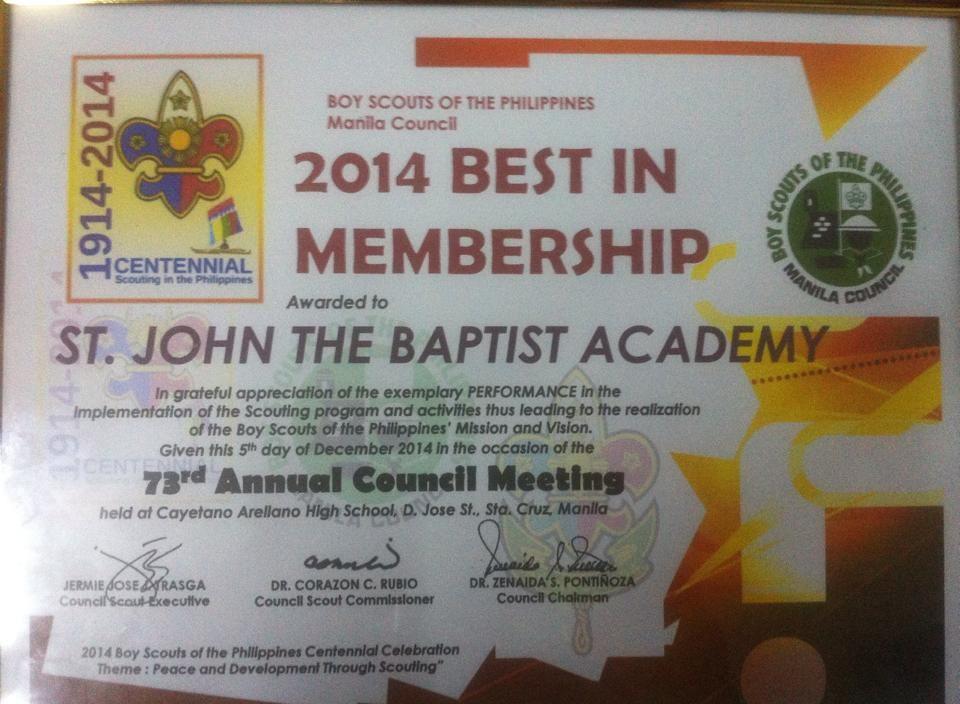 Awards in Scouting is our Inspiration 