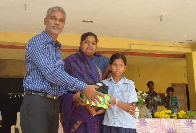 Gift of Shoes to Scouts in India