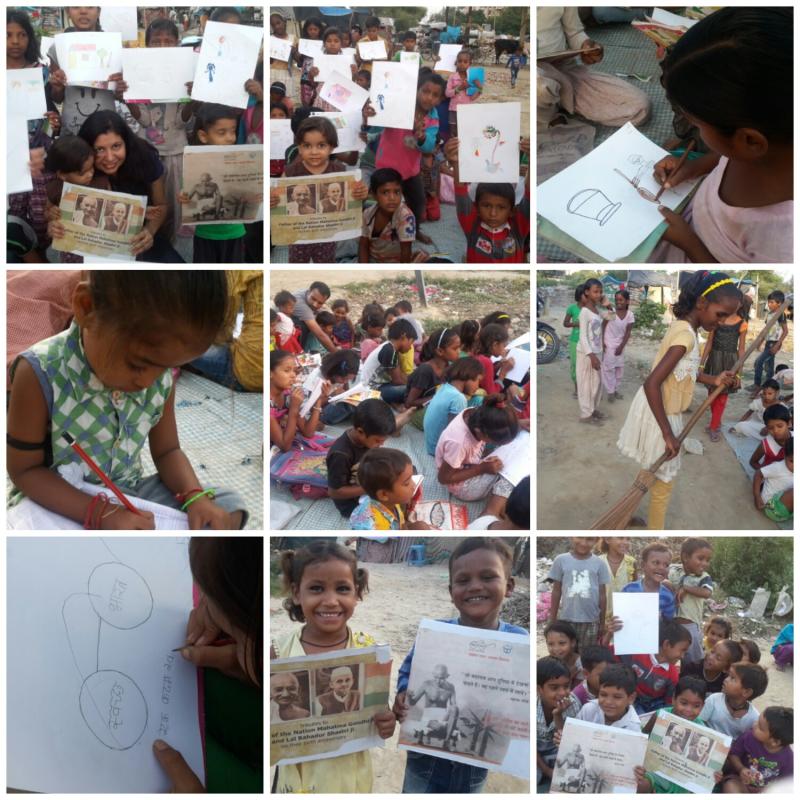 Celebrate 2 October gandhi jayanti and lal bhadur shastri birthday 