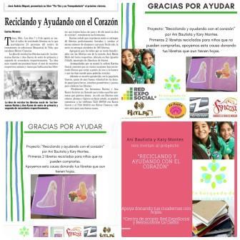 RECICLANDO Y AYUDANDO CON EL CORAZON.