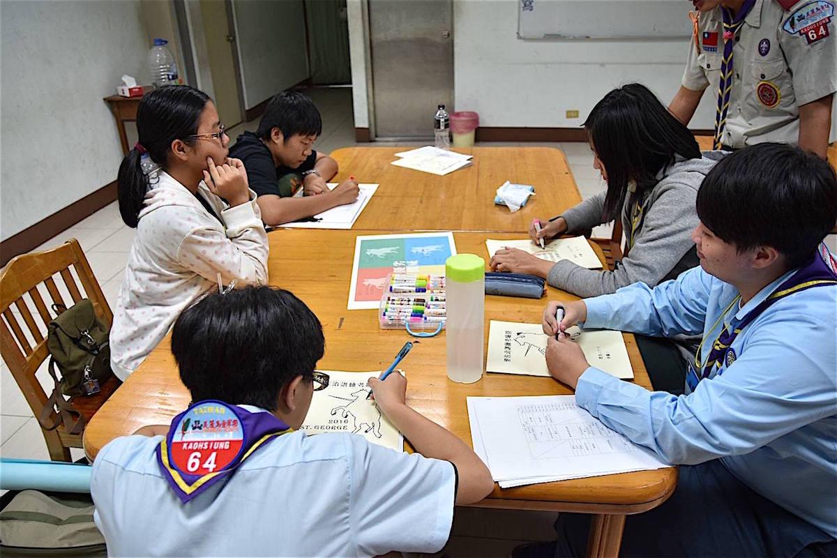 童軍感謝陪他們成長的夥伴