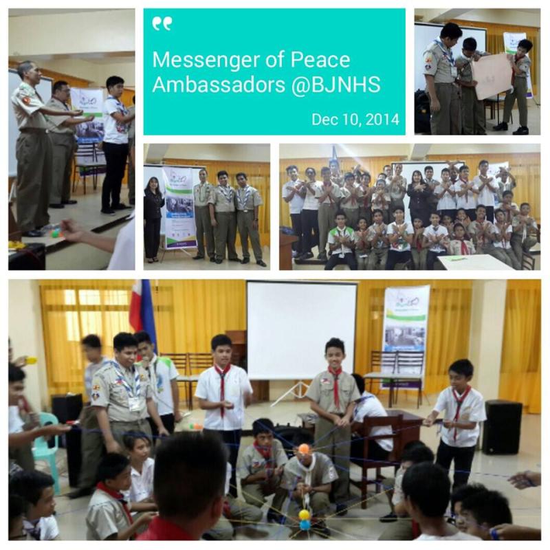 Messengers of Peace Roadshow at Bonifacio Javier Nationa High School